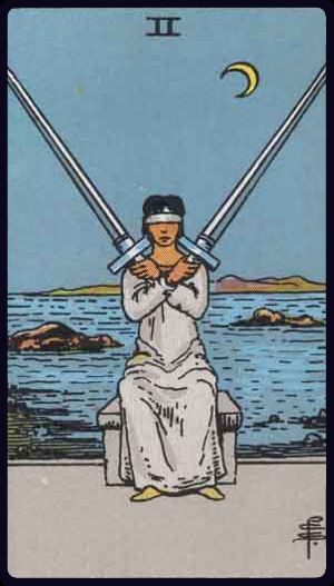 寶劍二 Two of Swords