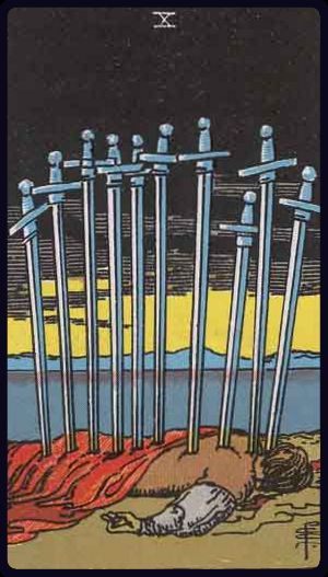 寶劍十 Ten of Swords